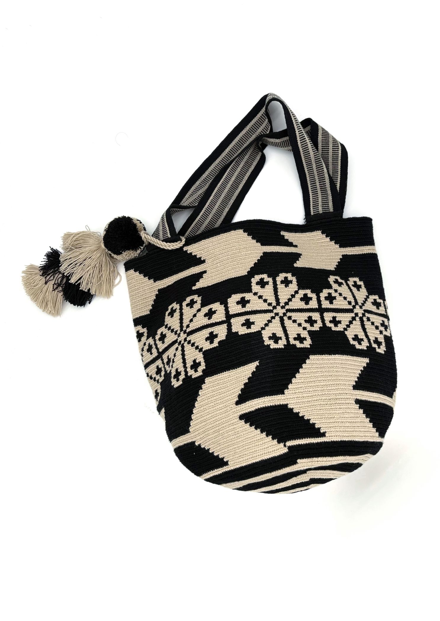 Wayuu tote bag flor purse wayuu tote bag colombian unique bag